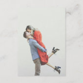 Modern Simple Photo Wedding Informatiekaartje (Achterkant)