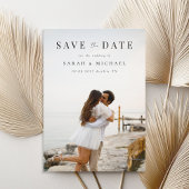 Modern Simple Photo Wedding Save The Date