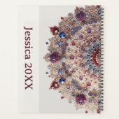 Modern Simple Pretty Colorful Cute Mandala Planner (Achterkant)