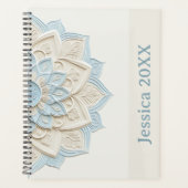 Modern Simple Pretty Colorful Cute Mandala Planner (Voorkant)