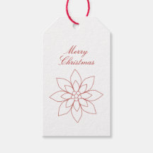Modern Simple Red & White Merry Christmas