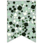 Modern Simple Sage Green Terrazzo bundelt Vlaggetjes (Eerste vlag)