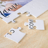 Modern Simple Script Family Photo Collage Legpuzzel (Zijkant)