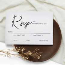 Modern Simple Script Wedding