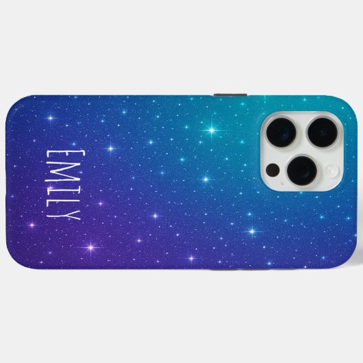 Modern simple shiny gradient Case-Mate iPhone case (Achterkant (horizontaal))