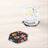 modern Simple Star geometric colorful pattern Kartonnen Onderzetters (Insitu)