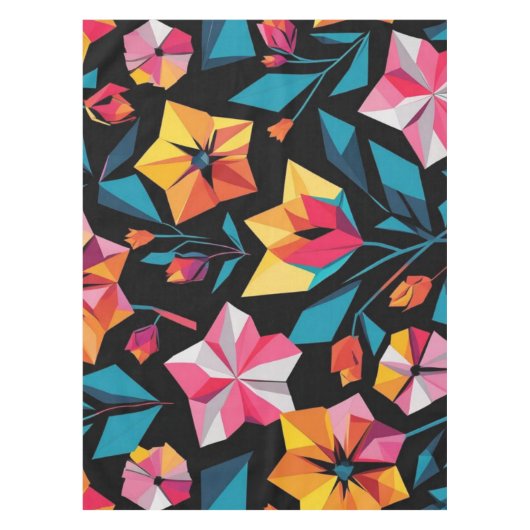 modern Simple Star geometric colorful pattern Tafelkleed (Voorkant)