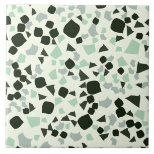 Modern Simple Terrazzo White Aqua Tegel Tegeltje
