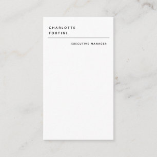 Modern Simple Trendy Minimalist Informatiekaartje