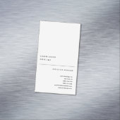 Modern Simple Trendy Minimalist Magnetisch Visitekaartje (Voorbeeld)