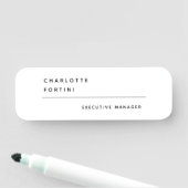 Modern Simple Trendy Minimalist Naamplaatje (In situ)