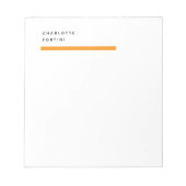 Modern Simple Trendy Minimalist Notitieblok (Voorkant)