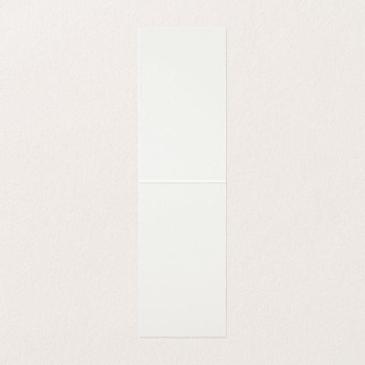 Modern Simple Trendy Minimalist Plain Cream Visitekaartje (Binnenkant ongevouwen)
