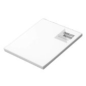 Modern Simple Trendy Minimalist Plain Notitieblok (Linkerzijde)