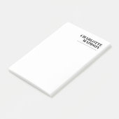 Modern Simple Trendy Minimalist Plain Post-it® Notes (Schuin)