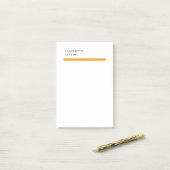 Modern Simple Trendy Minimalist Post-it® Notes (Op bureau)