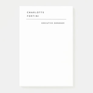 Modern Simple Trendy Minimalist Post-it® Notes