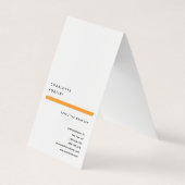 Modern Simple Trendy Minimalist Visitekaartje (Voorkant)