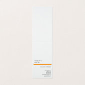 Modern Simple Trendy Minimalist Visitekaartje (Buitenkant ongevouwen)