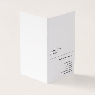 Modern Simple Trendy Minimalist Visitekaartje
