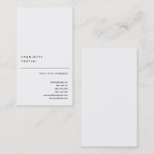 Modern Simple Trendy Minimalist Visitekaartje (Voorkant / Achterkant)