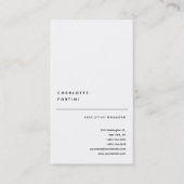 Modern Simple Trendy Minimalist Visitekaartje (Voorkant)