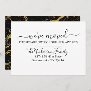 Modern Simple We hebben onze bewegende aankondigin Kaart