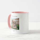 Modern Simple We houden van je mam Moederdag Koffi Mok (Voorkant links)