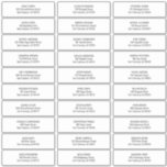 Modern   Simple Wedding Guest Names Adres Sticker<br><div class="desc">Voeg de Monogrammen van de Bride en van de Groom toe en voeg de adressen van elk van uw gast toe. Dit heeft 30 sticker. Bestaat uit eenvoudige en contrasterende sans serif typografie. Deze elementen zijn eenvoudig, onzinnig en modern. Dit is ontworpen door White Paper Birch Co. exclusief voor Zazzle....</div>