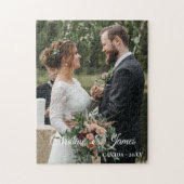 Modern Simple wedding Photo Legpuzzel (Verticaal)