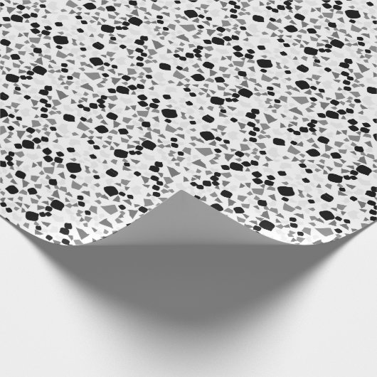 Modern Simple White Terrazzo Cadeaupapier (Hoek)