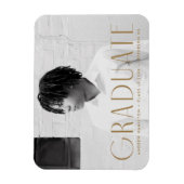Modern Simpliciity Brass Photo Afstuderen Magneet (Verticaal)