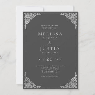Modern Simplistic Wedding Uitnodiging