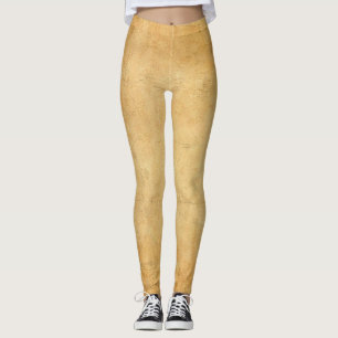 Modern Sinaasappel Bruin Elegant Gebruikt Oud Papi Leggings