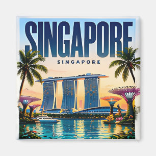 🌇 Modern Singapore stadsgezicht 🌇 Magneet