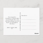 Modern Single Photo First Christmas-Briefkaart Briefkaart (Achterkant)