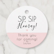 Modern Sip Sip Hoera, Open het flesje bedankt Hart