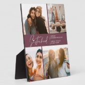 Modern Sisterhood Photo Collage Paars Fotoplaat (Zijkant)
