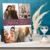 Modern Sisterhood Photo Collage Paars Fotoplaat (Zijkant)
