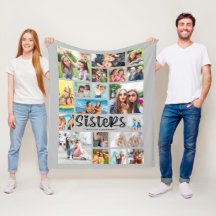 Modern SISTERS 19 Photo Collage Grijs