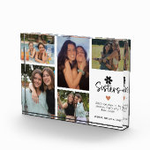 Modern Sisters Grid Keepsake Gift Fotoblokken (Rechts)