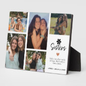 Modern Sisters Grid Keepsake Gift Fotoplaat (Zijkant)