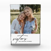 Modern Sisters Script Aangepast Fotoblokken (Voorkant)