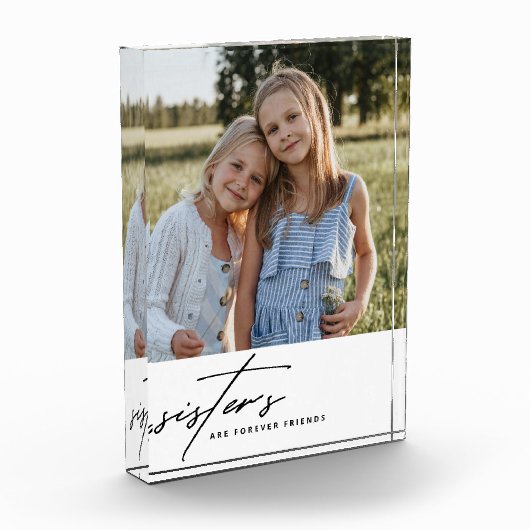 Modern Sisters Script Aangepast Fotoblokken (Links)