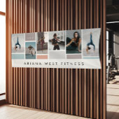 Modern Six Photo Collage Personal Trainer Fitness Spandoek