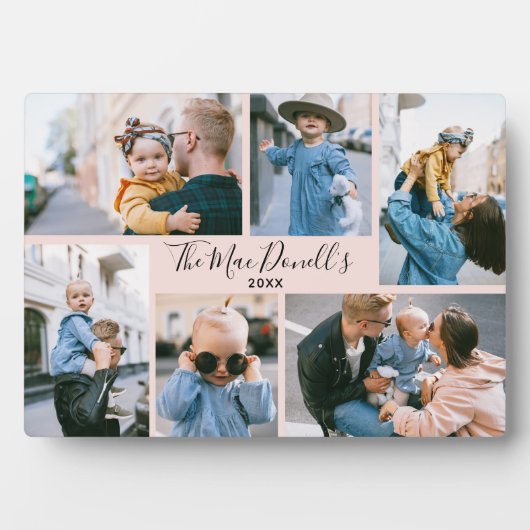 Modern Six Photo Plaque Fotoplaat (voorkant)