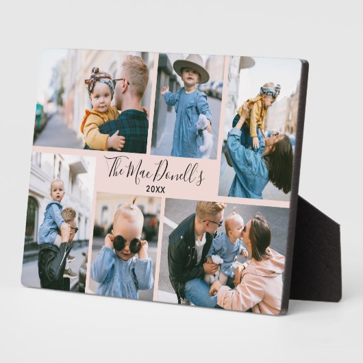 Modern Six Photo Plaque Fotoplaat (Zijkant)