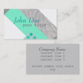 modern sjabloon voor visitekaartje origineel ontwe (Voorkant / Achterkant)