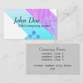 modern sjabloon voor visitekaartje origineel ontwe (Voorkant / Achterkant)