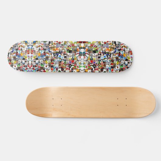 Modern skateboard deck (Horizontaal)